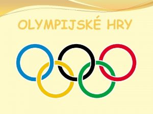 OLYMPIJSK HRY PVOD Potek ve starovkm ecku 776