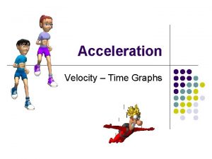 Acceleration Velocity Time Graphs Acceleration l Rate at