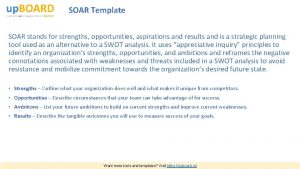 Soar analysis template Soar analysis template