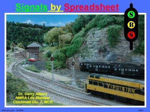 Signals Spreadsheet Signals by By Spreadsheet Dr Gerry