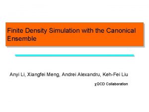 Finite Density Simulation with the Canonical Ensemble Anyi