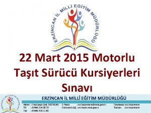 22 Mart 2015 Motorlu Tat Src Kursiyerleri Snav