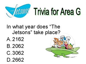 In what year does The Jetsons take place