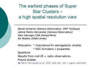 The earliest phases of Super Star Clusters a