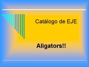 Catlogo de EJE Aligators Casadiellas Rf 01 PVP