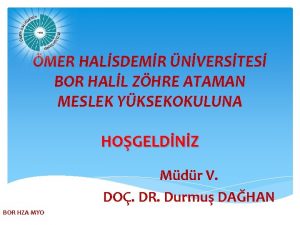 MER HALSDEMR NVERSTES BOR HALL ZHRE ATAMAN MESLEK