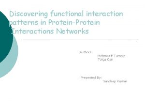Discovering functional interaction patterns in ProteinProtein Interactions Networks