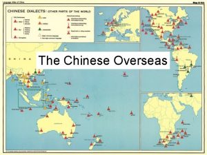 The Chinese Overseas Singapore Confucianism in Singapore Malaysia