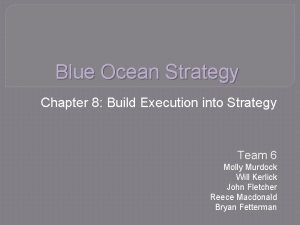Build execution into strategy