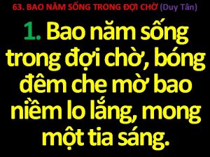 63 BAO NM SNG TRONG I CH Duy