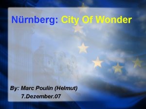 Nrnberg City Of Wonder By Marc Poulin Helmut