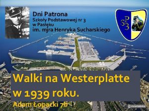 Dni Patrona Szkoy Podstawowej nr 3 w Pasku