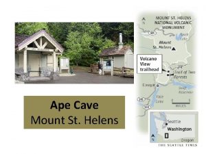 Ape Cave Mount St Helens Formation of Ape