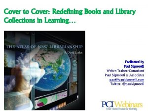 Cover to Cover Redefining Books and Library Collections