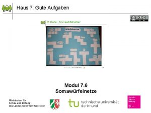 Haus 7 Gute Aufgaben Modul 7 6 Somawrfelnetze