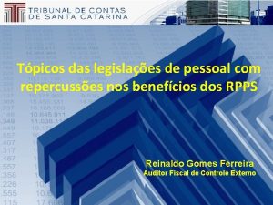 Tpicos das legislaes de pessoal com repercusses nos