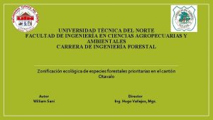 UNIVERSIDAD TCNICA DEL NORTE FACULTAD DE INGENIERA EN