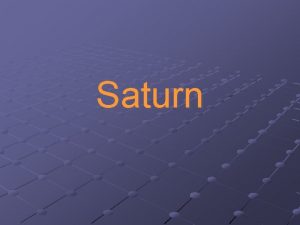 Saturn Saturnove prstence Saturnove mesiace Saturn Saturn V