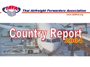 Thai Airfreight Forwarders Association www tafathai org Official