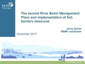 The second River Basin Management Plans and implementation