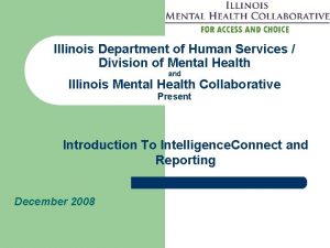 Illinois Department of Human Services Division of Mental