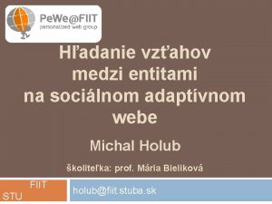 Hadanie vzahov medzi entitami na socilnom adaptvnom webe