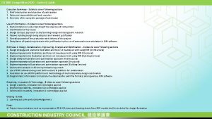 CIC BIM Competition 2020 Content Guide Executive Summary