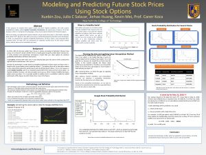 Modeling and Predicting Future Stock Prices Using Stock