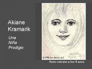 Akiane Kramarik Una Nia Prodigio Autoretrato a los