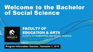 Welcome to the Bachelor of Social Science FACULTY