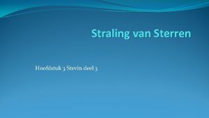 Straling van Sterren Hoofdstuk 3 Stevin deel 3