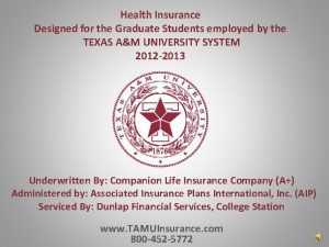 Health Insurance Designed for the Graduate Students employed