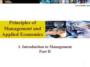 www hndit com Principles of Management and Applied