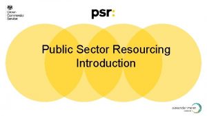 Public sector resourcing recruitment