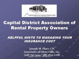 Capital District Association of Rental Property Owners HELPFUL