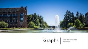 Graphs Data Structures and Parallelism ADTs so far