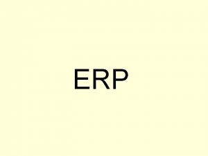 ERP Dfinition des ERP Enterprise resource planning en