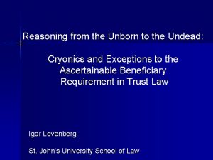 Reasoning from the Unborn to the Undead Cryonics