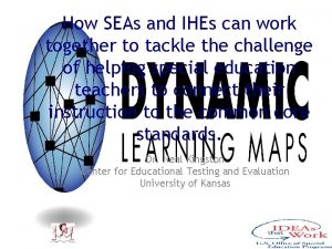 How SEAs and IHEs can work together to