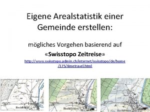 Eigene Arealstatistik einer Gemeinde erstellen mgliches Vorgehen basierend