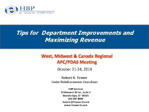 Tips for Department Improvements and Maximizing Revenue West