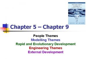 Chapter 5 Chapter 9 People Themes Modelling Themes