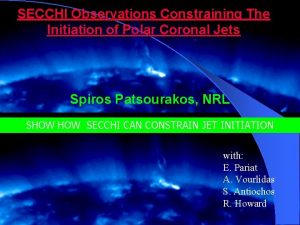 SECCHI Observations Constraining The Initiation of Polar Coronal