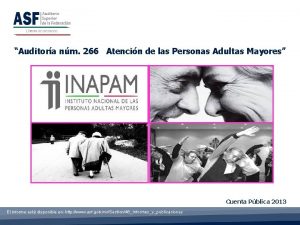 Auditora nm 266 Atencin de las Personas Adultas