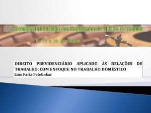 RGPS REGIME GERAL DA PREVIDNCIA SOCIAL REGIMES DE