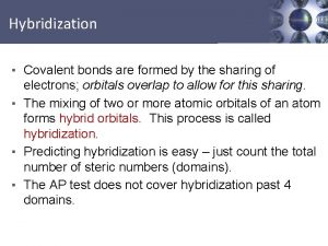 Section 8 13 Hybridization Molecular Structure The VSEPR