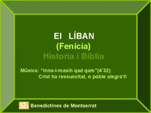 El LBAN Fencia Historia i Bblia Msica InnaImasih
