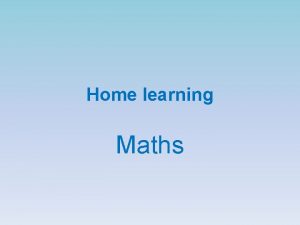 Home learning Maths www mathletics com Maths to