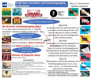 Craft beer cocreation and translanguaging in Brussels http