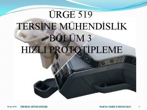 RGE 519 TERSNE MHENDSLK BLM 3 HIZLI PROTOTPLEME